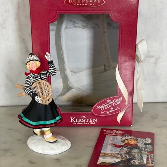 Kirsten 1854 American Girl Snowshoes Hallmark Ornament - Picture 4 of 15